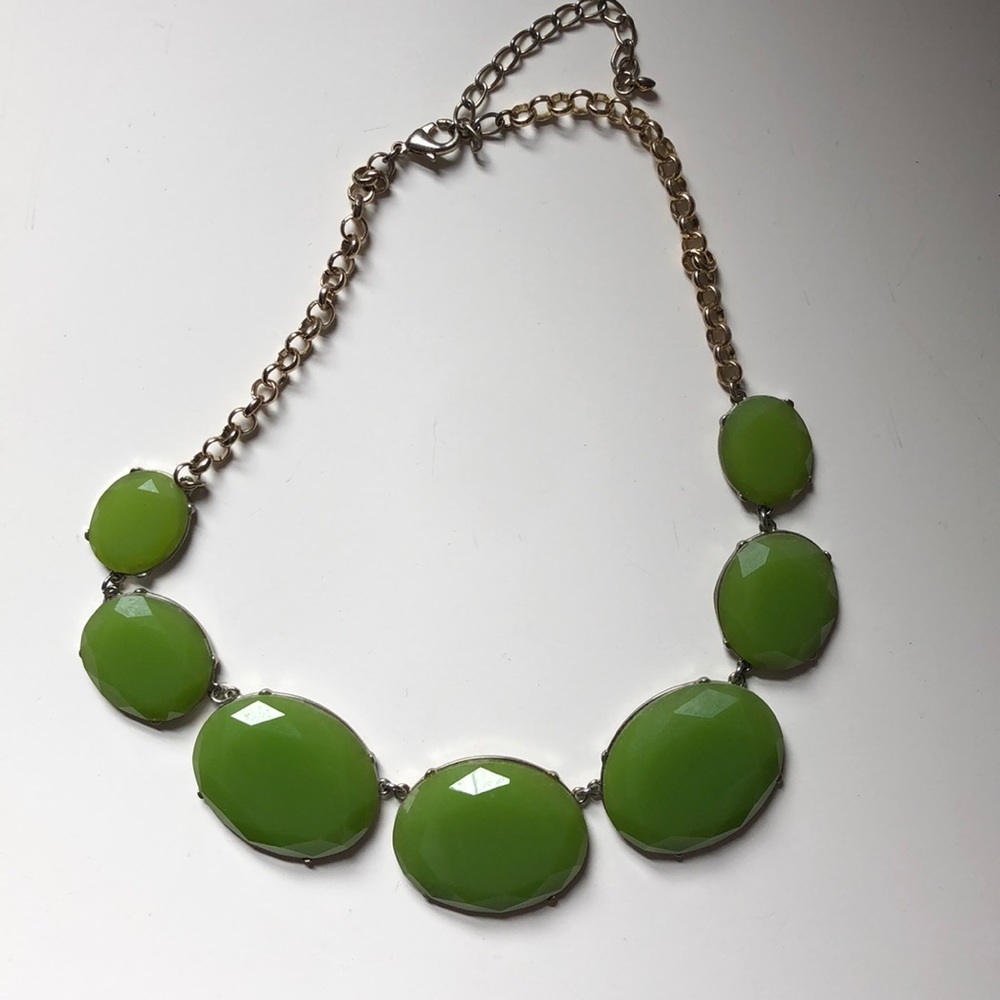 Francesca’s Green Statement Necklace